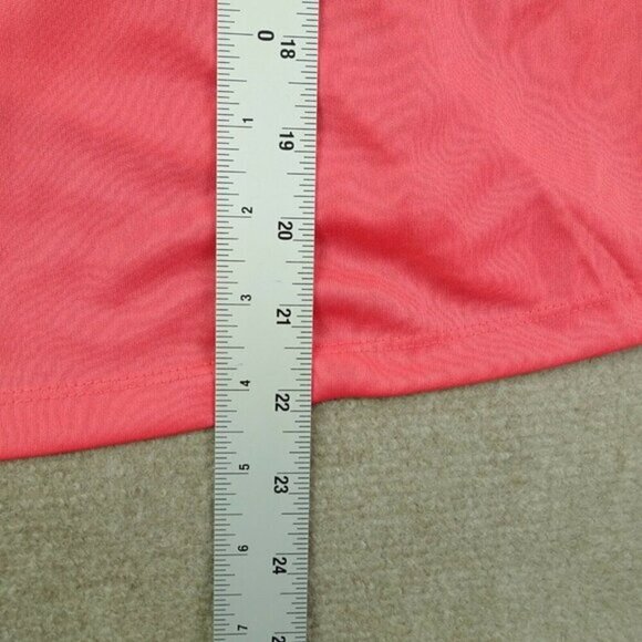 Amanda Green Women L Coral Peach Two Piece Drawstring Long Sleeve Peasant Blouse - Picture 5 of 8